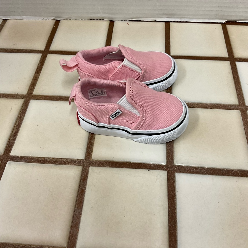 Vans Pink Slip-On Shoes - Picture 7 of 9